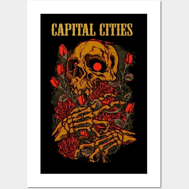 CAPITAL CITIES BAND Wall Art by Angelic Cyberpunk